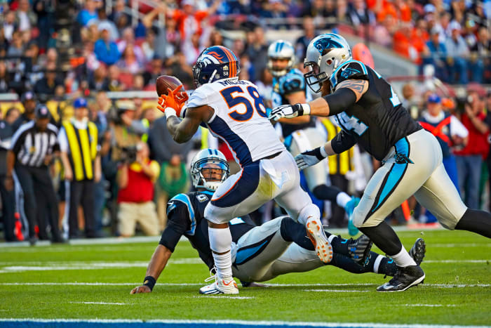 Miller's dominant performance in Super Bowl 50 earned him the game's MVP honors.